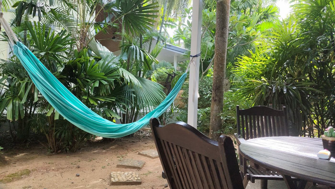 Hängematte im Garten
