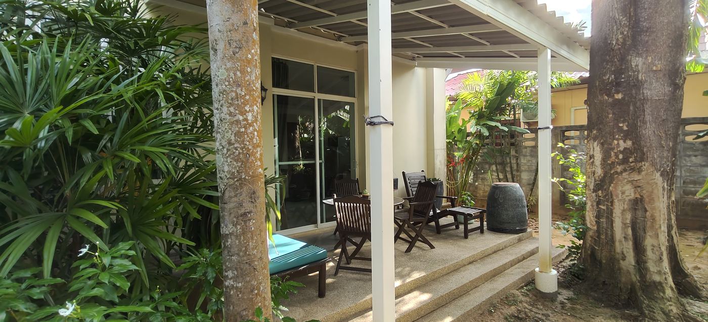 Terrasse des Hauses